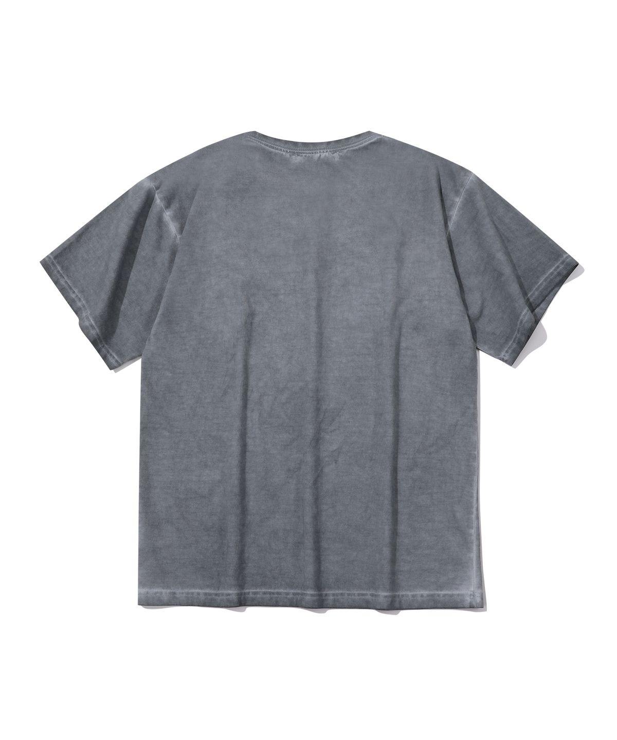 에피소드 언타이틀(EPISODE UNTITLED) LUNA WASHED SIGNATURE APPLIQUE T-SHIRT_BLUE GREY