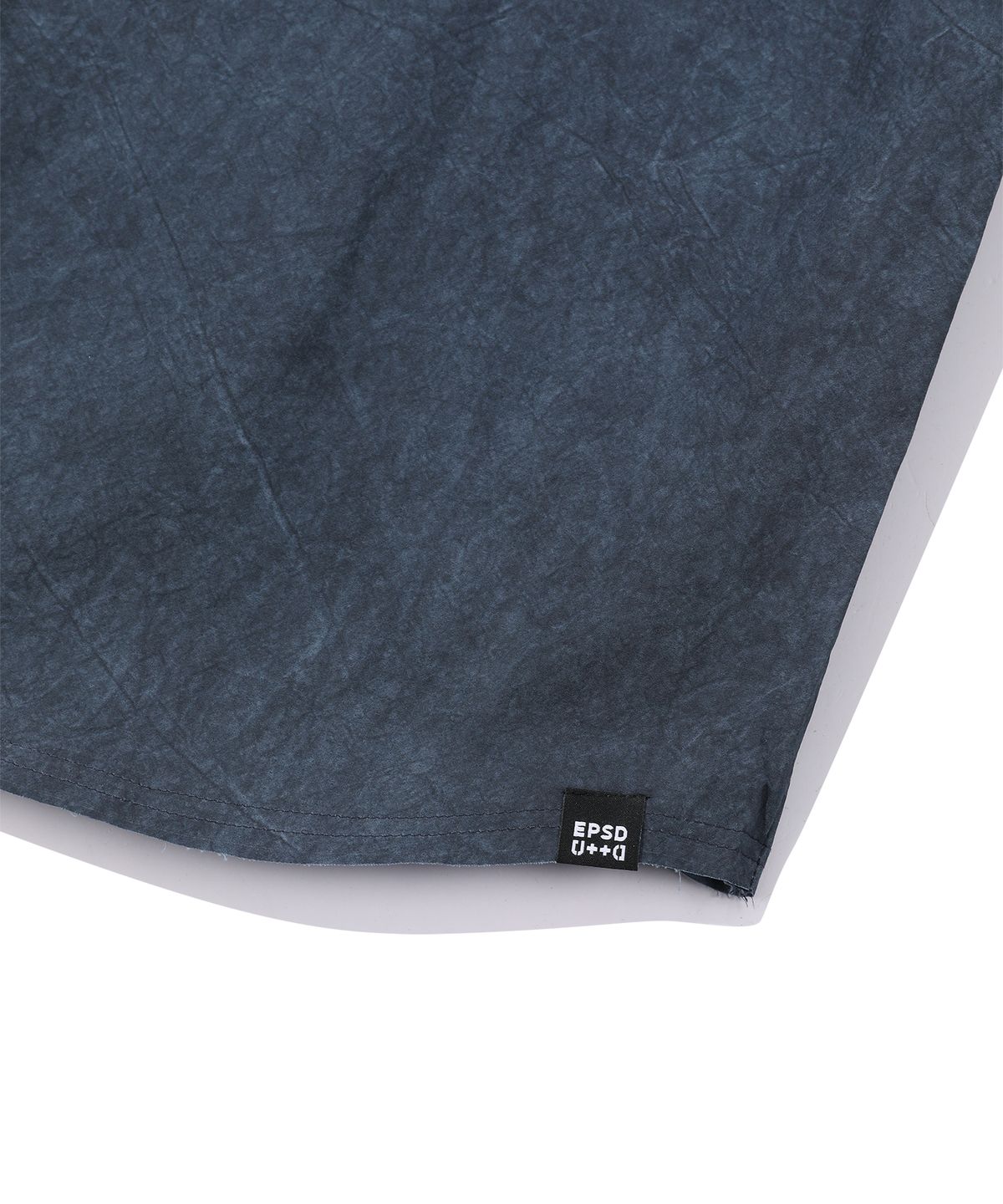 에피소드 언타이틀(EPISODE UNTITLED) METAL CUT-OFF POINT DYEING HALF SLEEVES SHIRTS_NAVY
