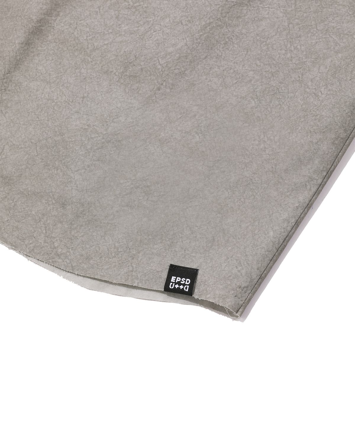 에피소드 언타이틀(EPISODE UNTITLED) METAL CUT-OFF POINT DYEING HALF SLEEVES SHIRTS_KHAKI