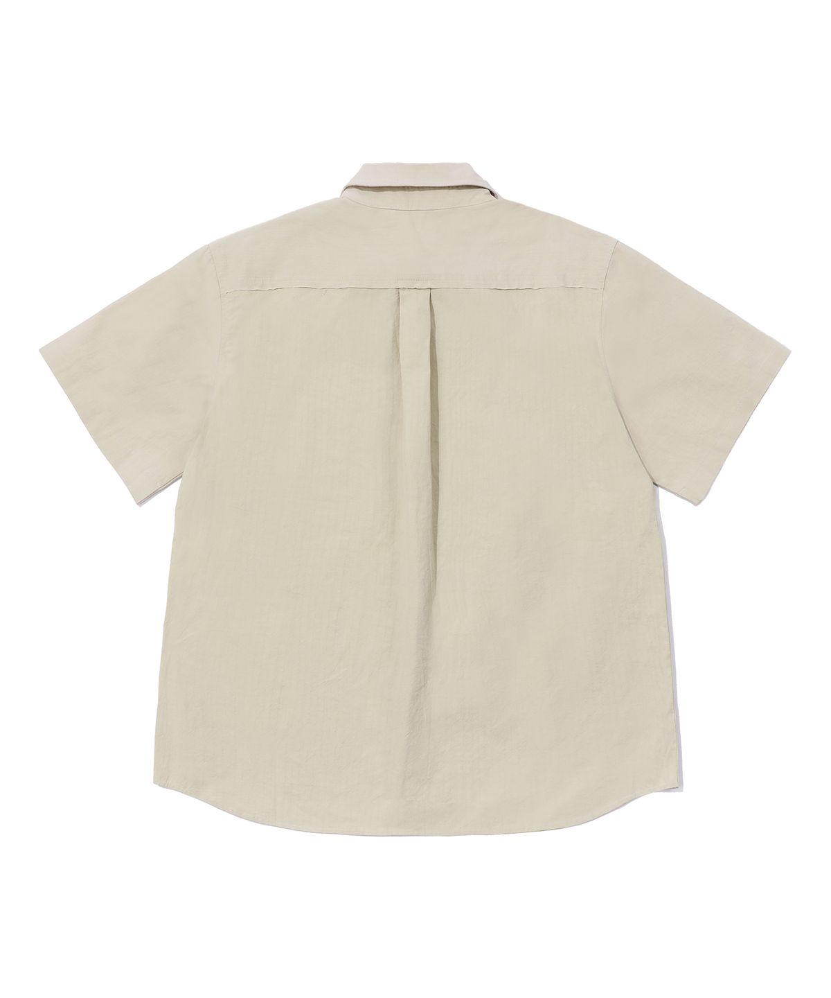 에피소드 언타이틀(EPISODE UNTITLED) MATCH CHECK POCKET HALF SLEEVES SHIRTS_BEIGE