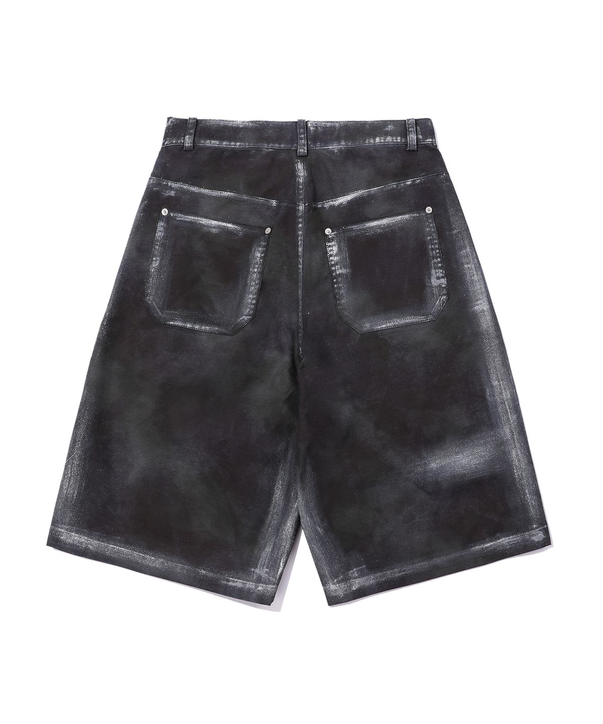 에피소드 언타이틀(EPISODE UNTITLED) HAND PAINTING DYEING BERMUDA PANTS_MIX PURPLE
