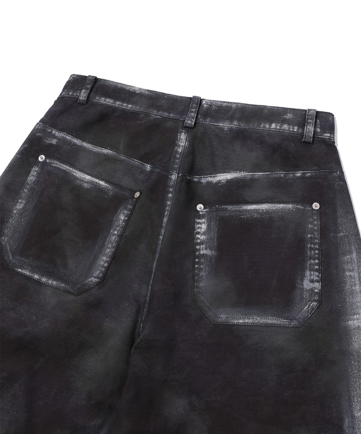 에피소드 언타이틀(EPISODE UNTITLED) HAND PAINTING DYEING BERMUDA PANTS_MIX PURPLE