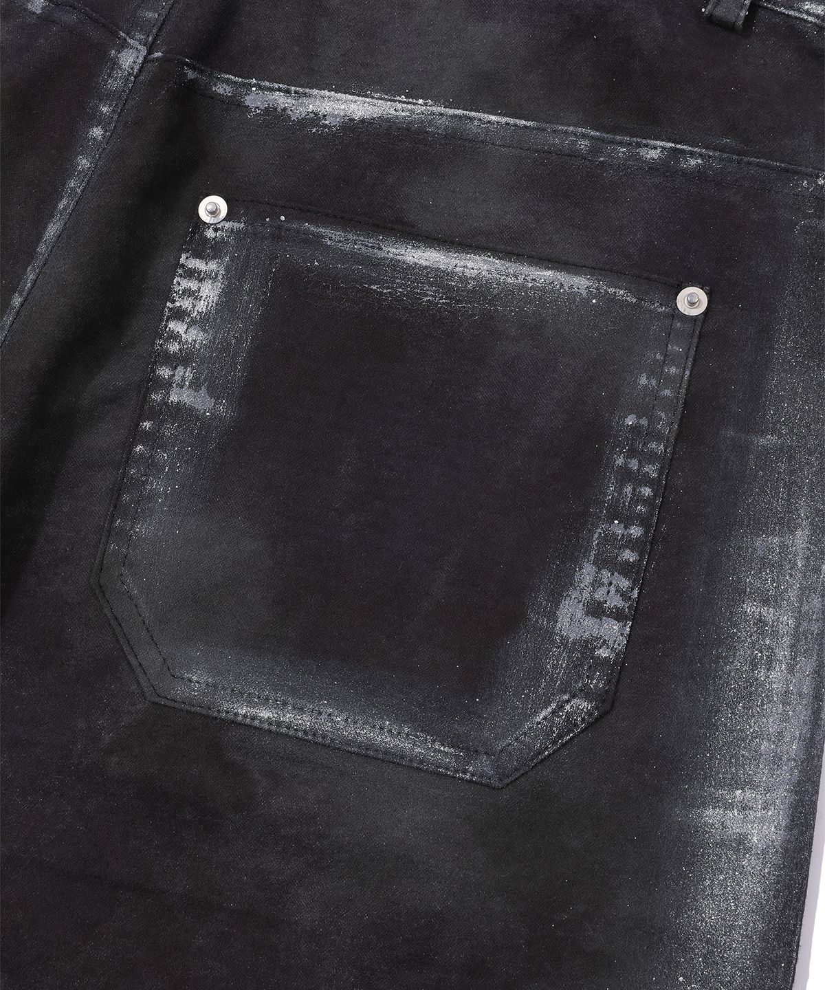 에피소드 언타이틀(EPISODE UNTITLED) HAND PAINTING DYEING BERMUDA PANTS_MIX PURPLE