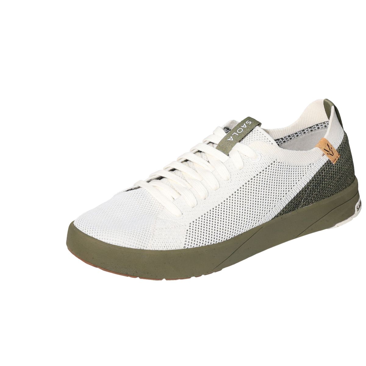 사올라(SAOLA) Cannon Knit 2.0 M White-Burnt Olive