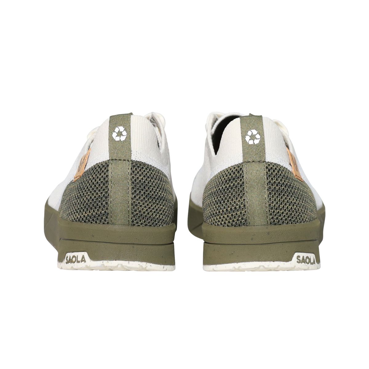사올라(SAOLA) Cannon Knit 2.0 M White-Burnt Olive
