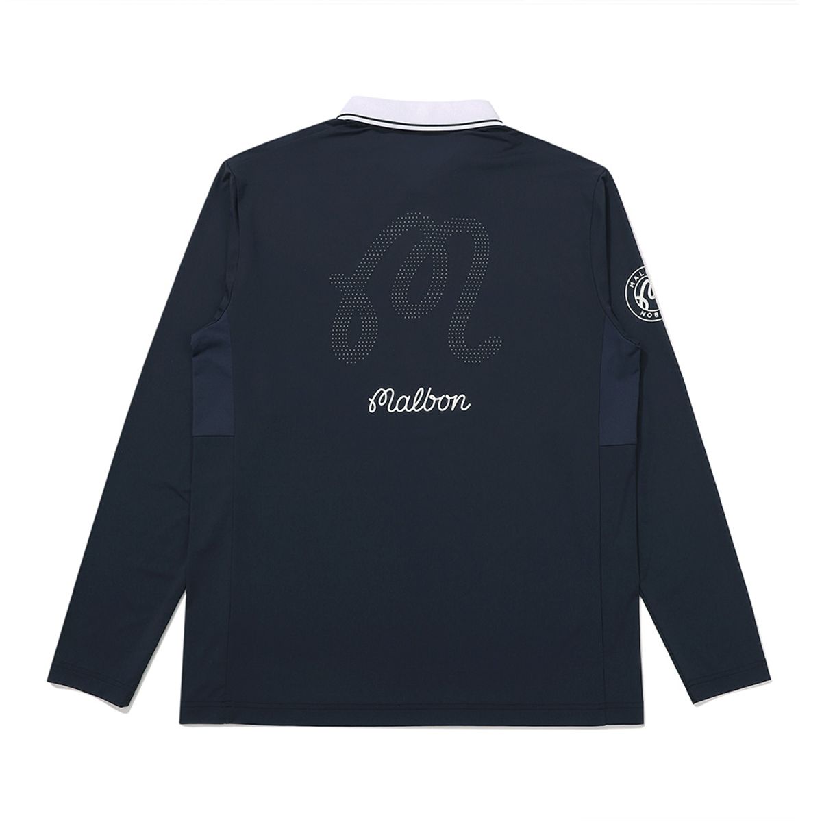 말본 골프(MALBON GOLF) M 메쉬 믹스 롱 슬리브 티셔츠 NAVY (MAN)