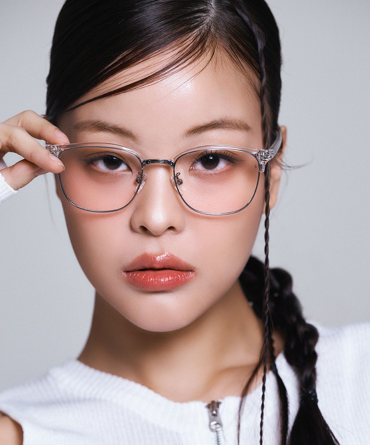 룩옵티컬(LOOKOPTICAL) 룩옵티컬 안경테(LC5657 220 53)