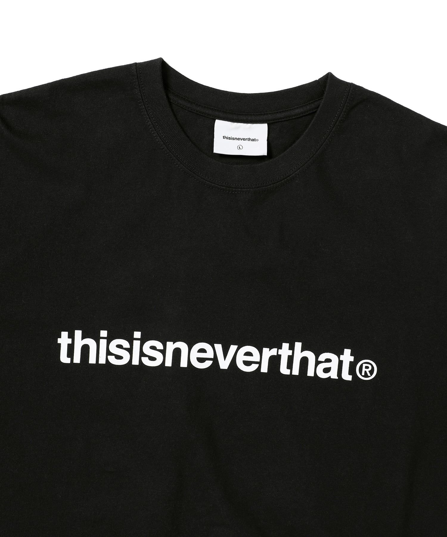 MUSINSA | thisisneverthat® (SS24) T-Logo L/S Tee - Black
