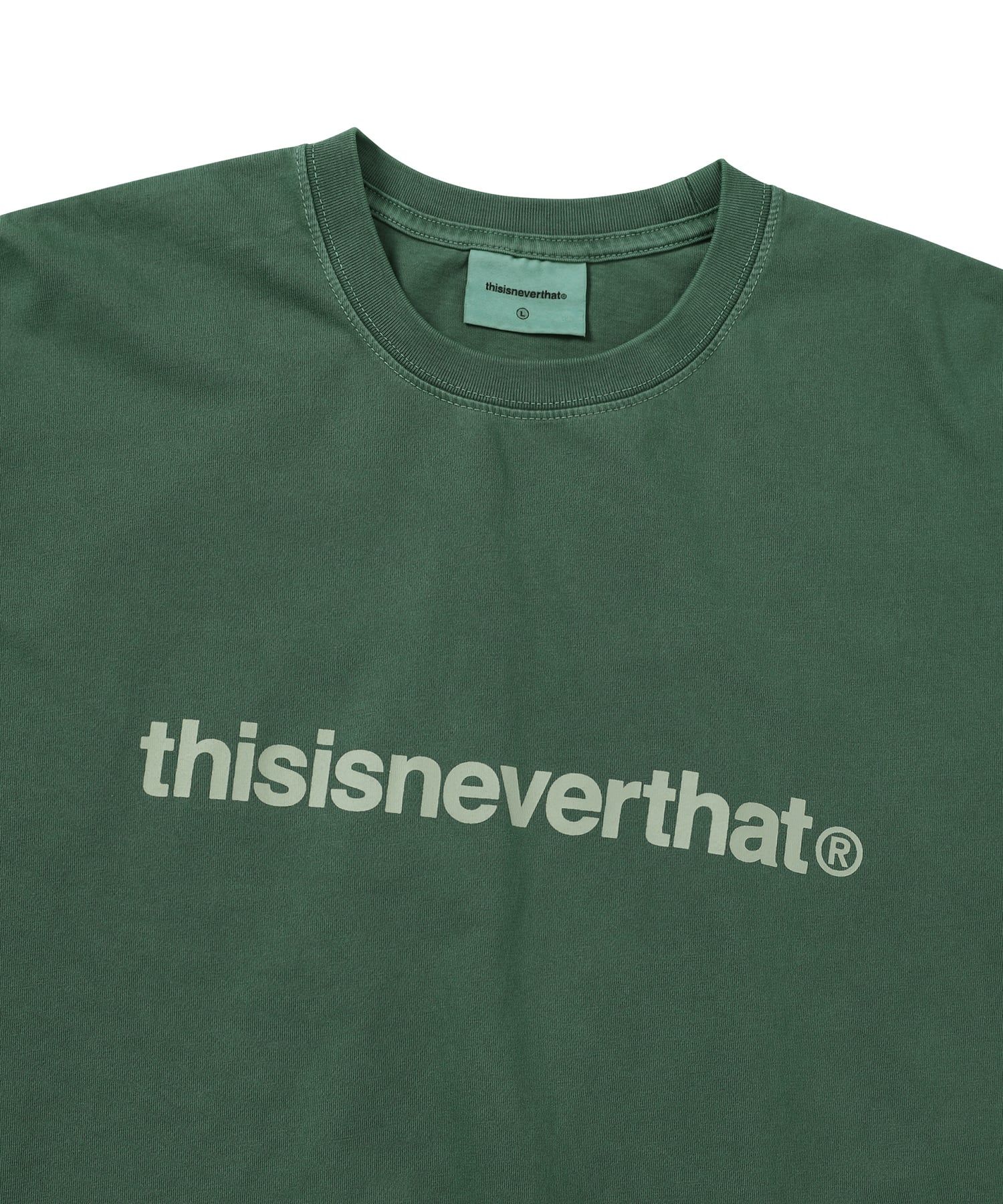 MUSINSA | thisisneverthat® T-Logo L/S Tee - Blue Green