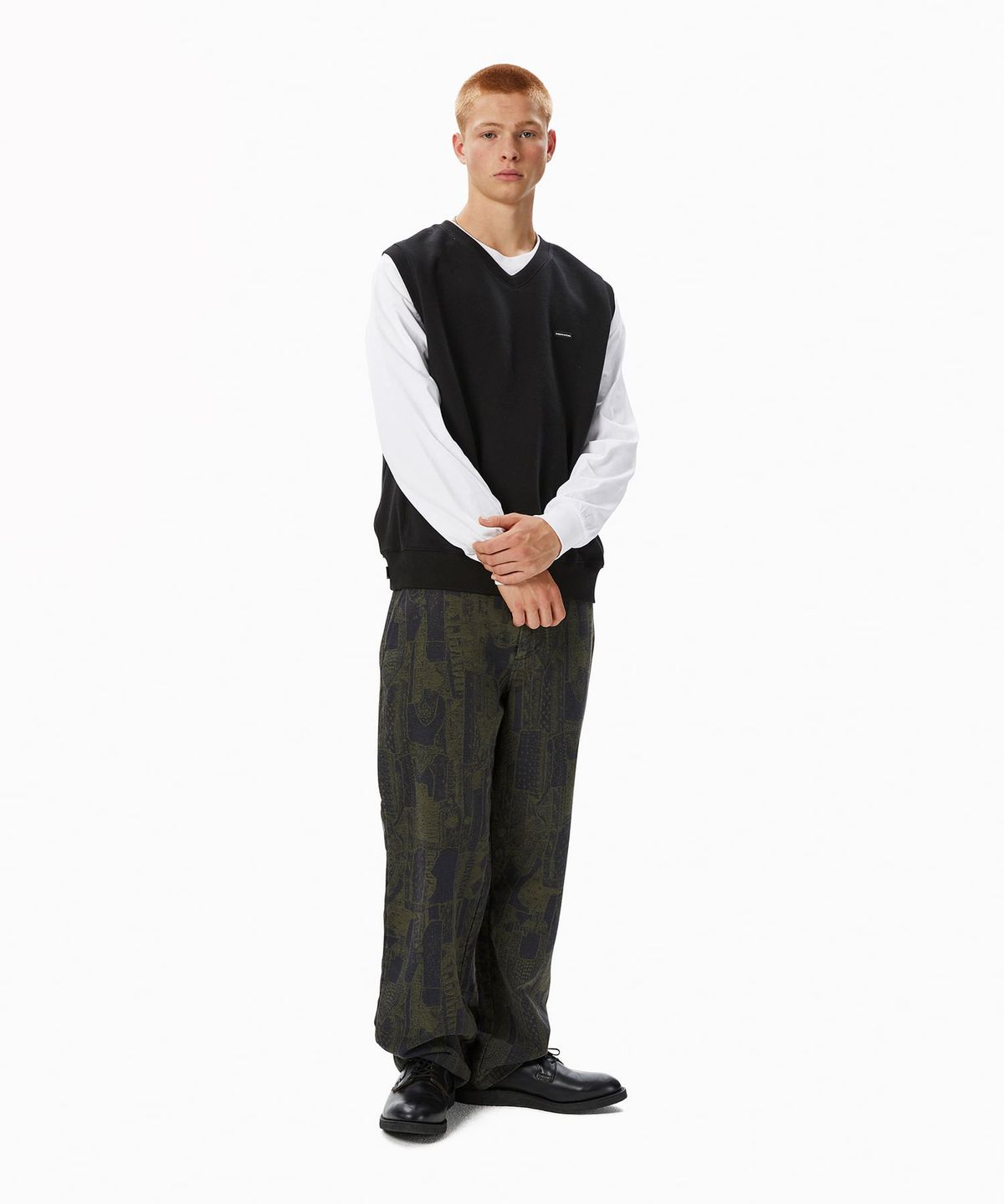 디스이즈네버댓(THISISNEVERTHAT) (FW24) T.N.T. Classic HDP V Neck Vest Black