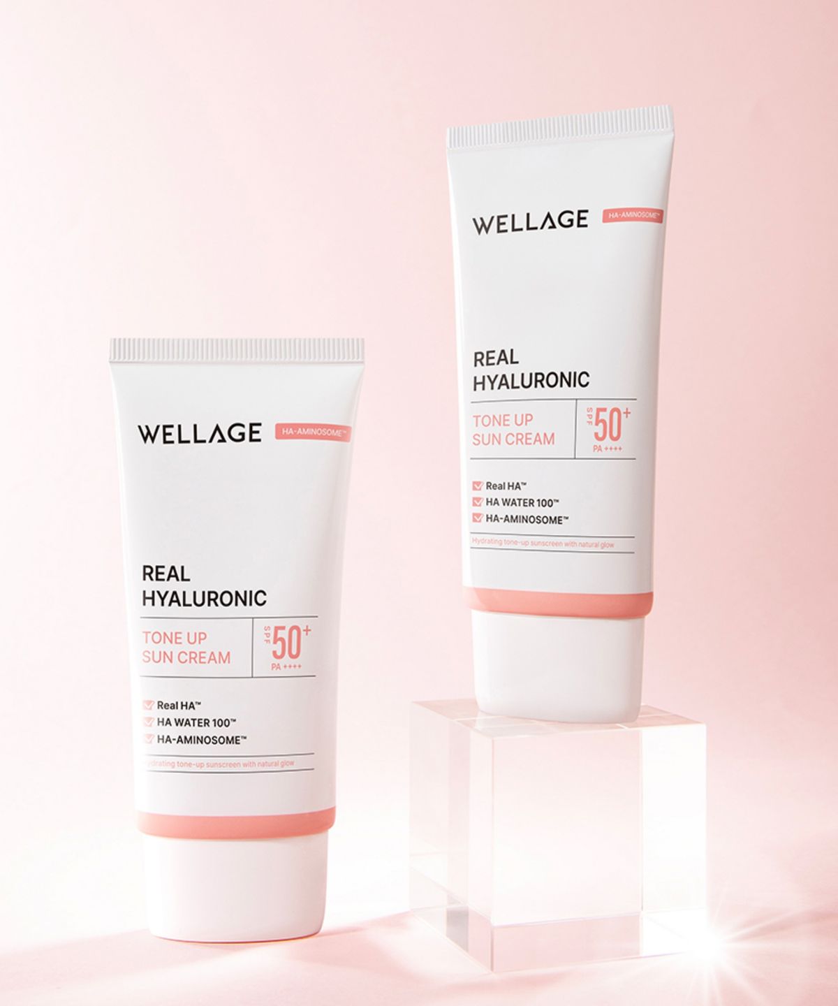 웰라쥬(WELLAGE) 리얼 히알루로닉 톤업 선크림 50ml