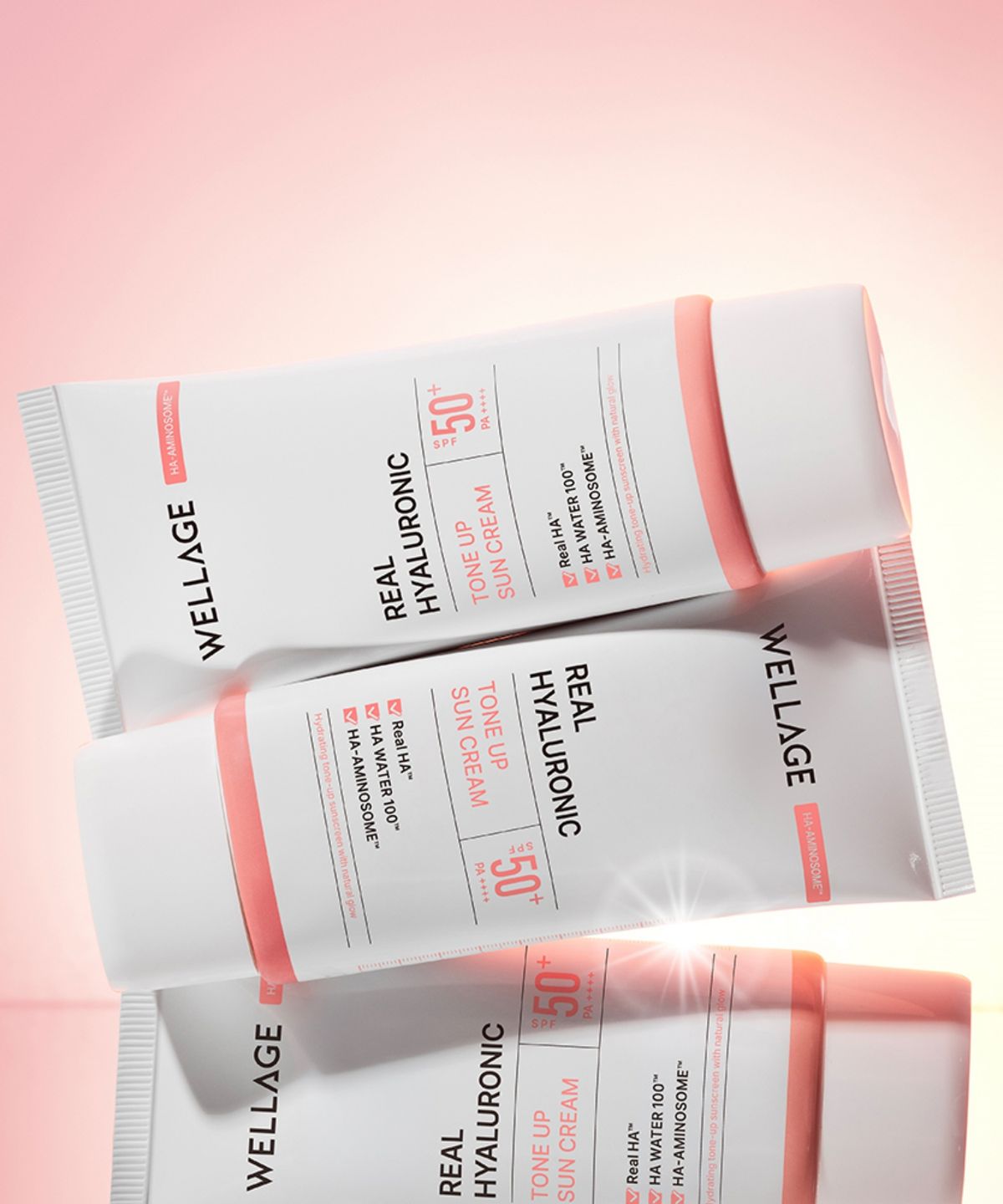웰라쥬(WELLAGE) 리얼 히알루로닉 톤업 선크림 50ml