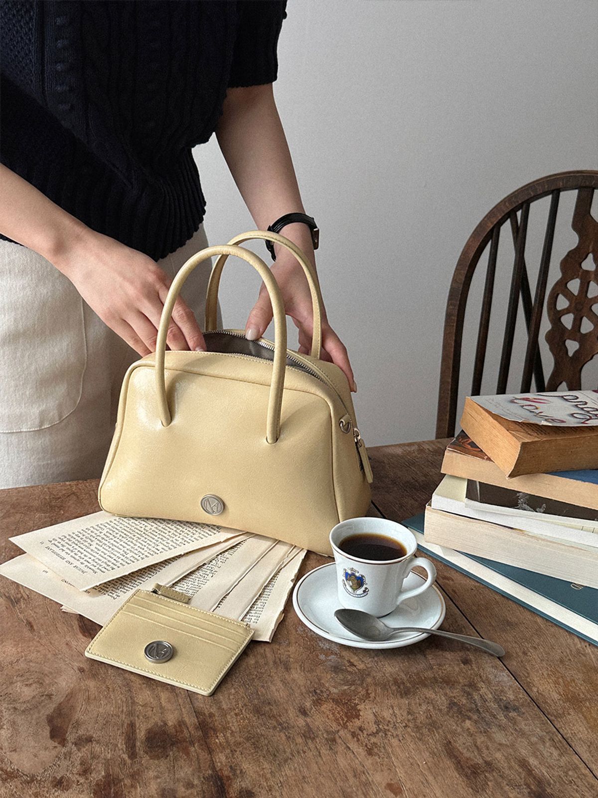 꼬떼드무아(COTEDEMOI) Seine tote bag - Butter