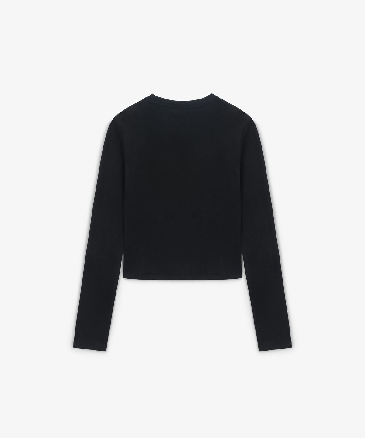 수프라(SUPRA) 여성 스몰 로고 슬림핏 긴팔 티셔츠(BLACK)