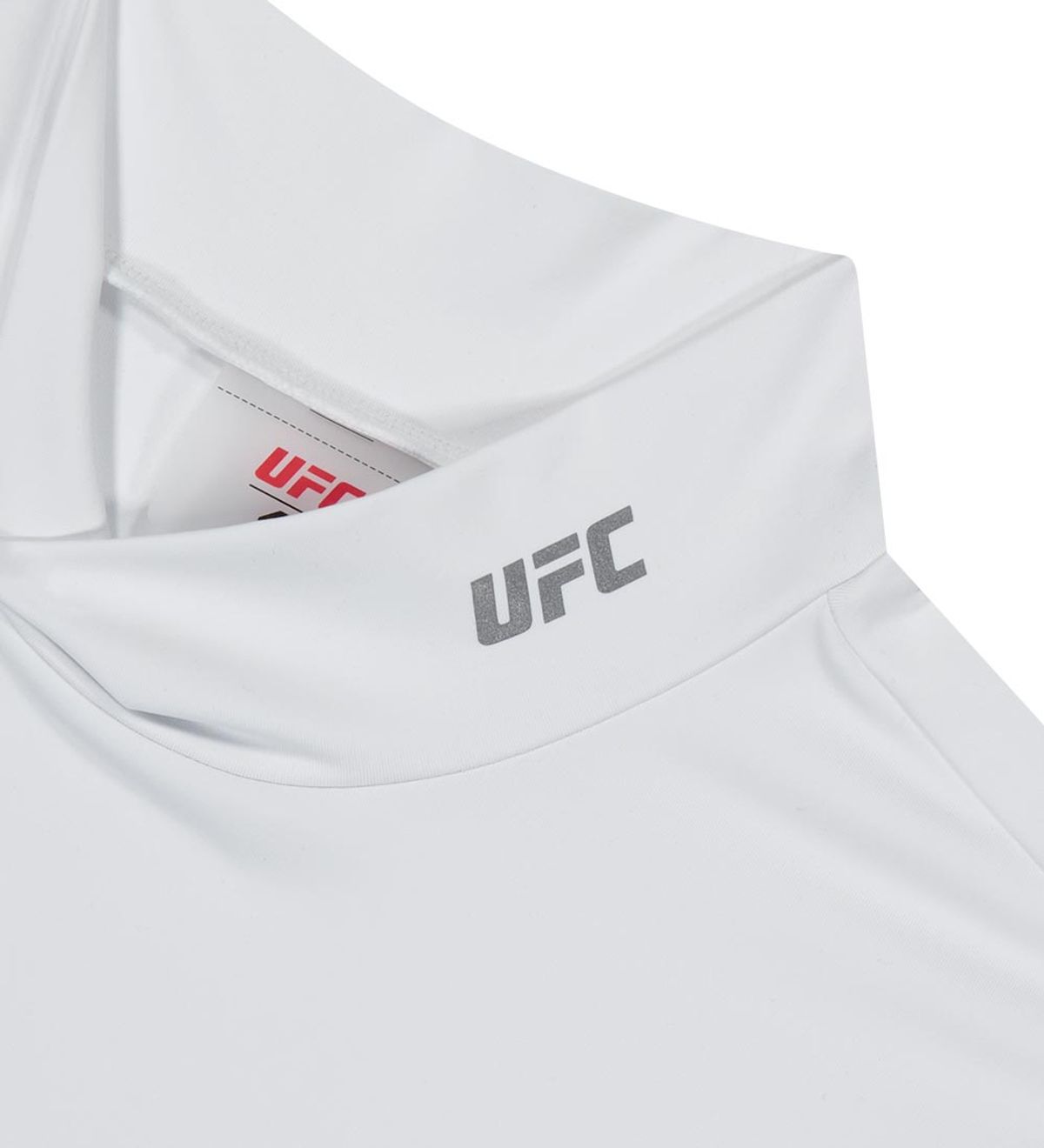 유에프씨 스포츠(UFC SPORT) UFC 스탠드넥 슬림핏 베이스 레이어 티셔츠 오프화이트 U4LSV3101OW