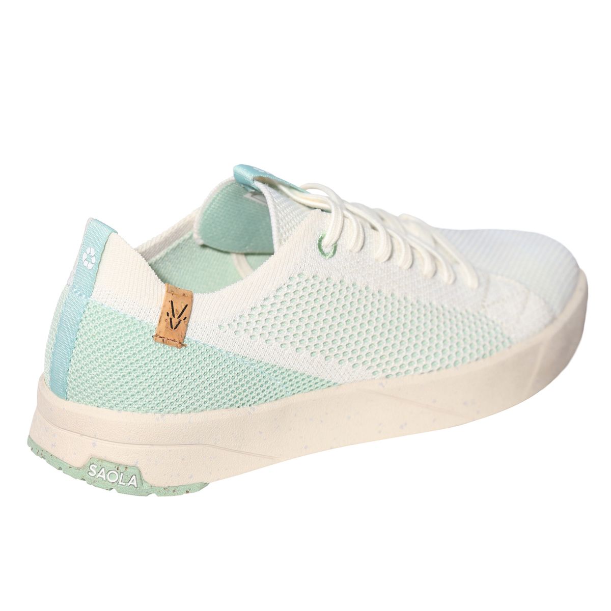 사올라(SAOLA) Cannon Knit 2.0 W White-Cameo Green