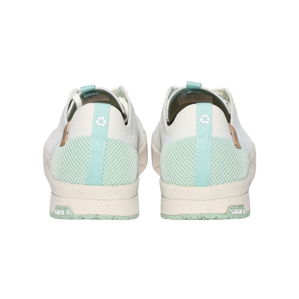 사올라(SAOLA) Cannon Knit 2.0 W White-Cameo Green
