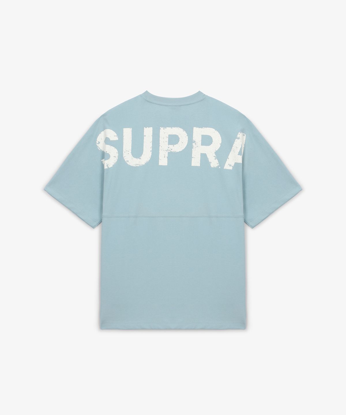 수프라(SUPRA) 등판 빅로고 반팔 티셔츠(BLUE)