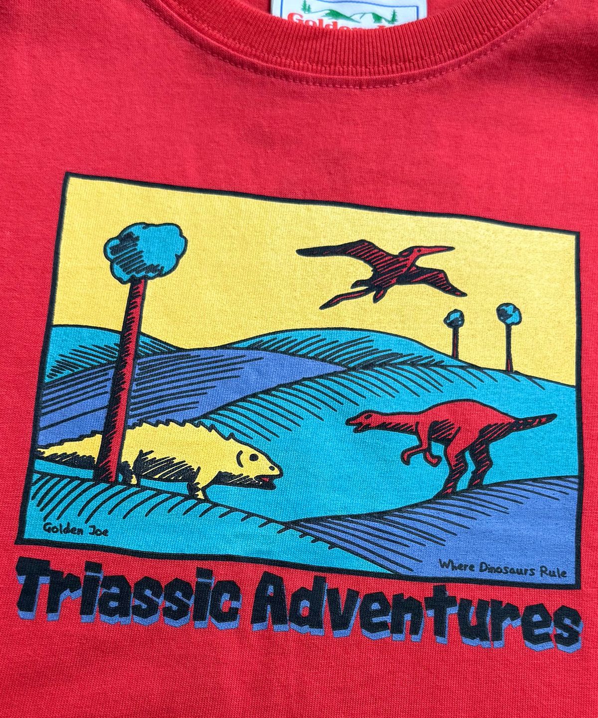 골든조(GOLDENJOE) Triassic Period T-shirt