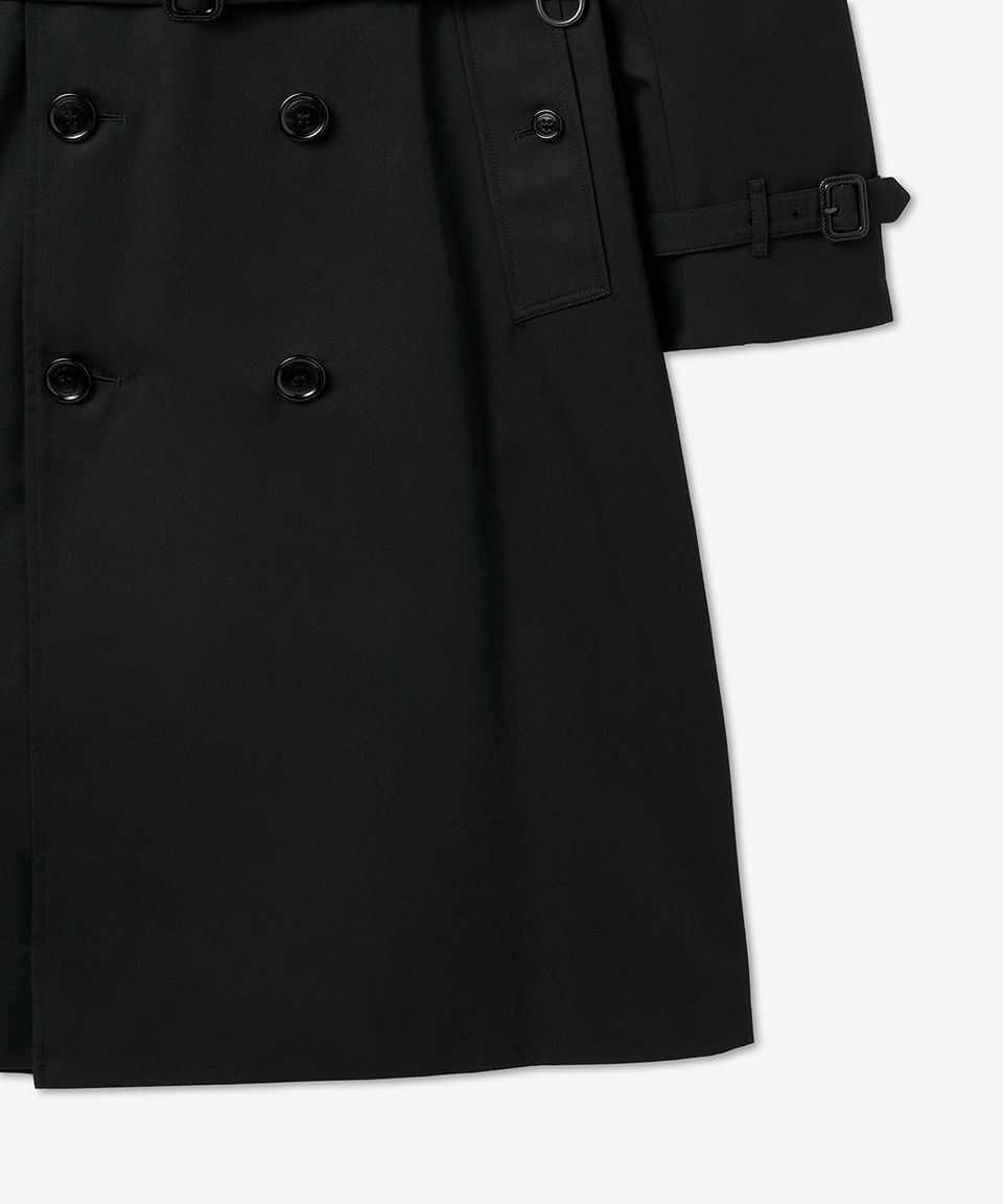 MUSINSA | BURBERRY Long Kensington Heritage Trench Coat - Black