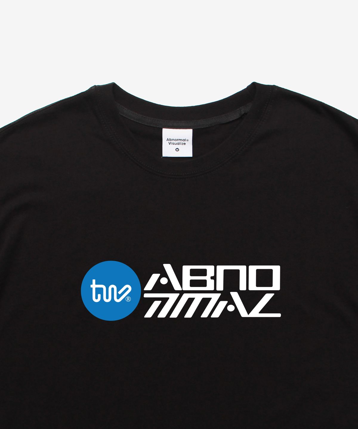 앱놀머씽(ABNORMALTHING) RS 베이직 티셔츠 블랙 (RS BASIC T-SHIRT BLACK)