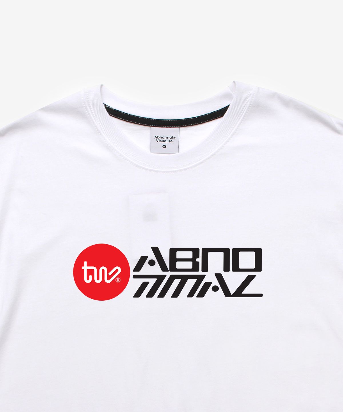 앱놀머씽(ABNORMALTHING) RS 베이직 티셔츠 화이트 (RS BASIC T-SHIRT WHITE)