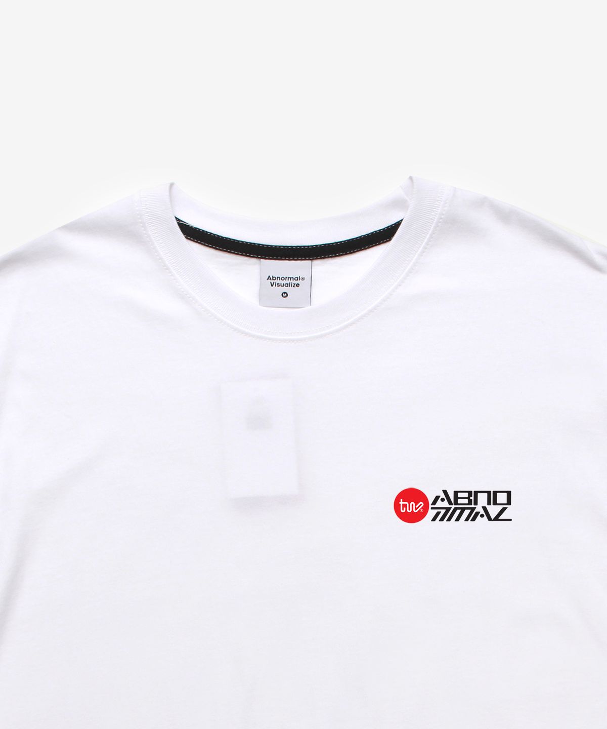 앱놀머씽(ABNORMALTHING) RS 베이직 미니 티셔츠 화이트 (RS BASIC MINI T-SHIRT WHITE)