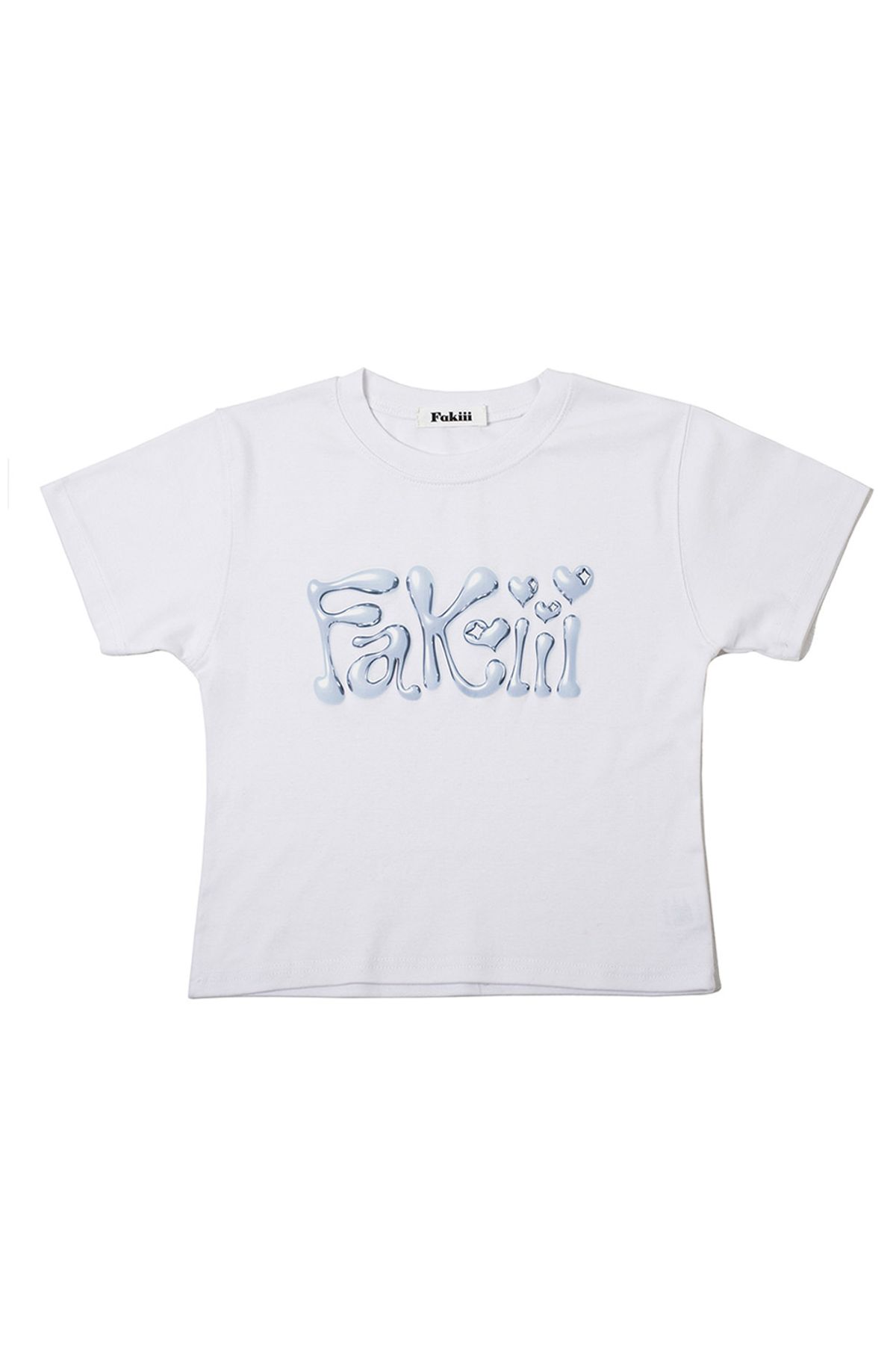 페이키(FAKIII) Fakiii Glossy Balloon T-Shirt_WHITE
