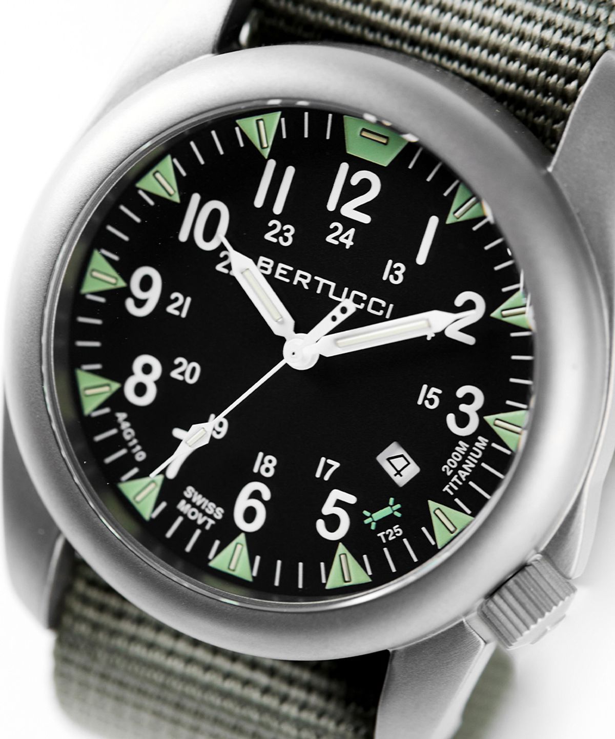 베르투치(BERTUCCI) A-4T 슈퍼양키 일루미네이트 티타늄 필드워치 13481