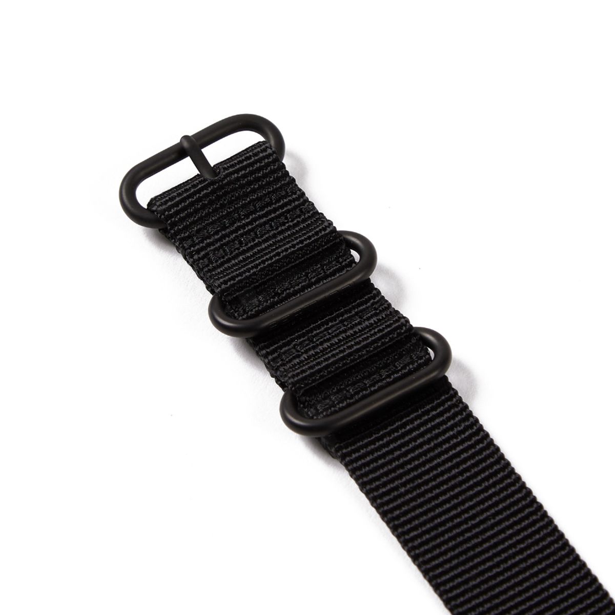 베르투치(BERTUCCI) B-TYPE 헤비듀티 나일론 나토밴드 22mm 트리플 블랙