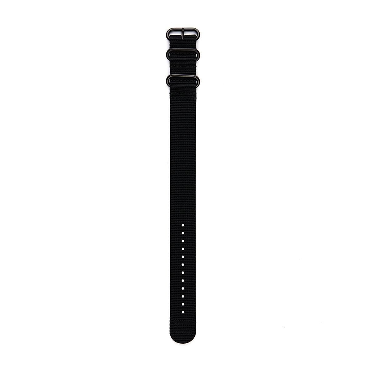 베르투치(BERTUCCI) B-TYPE 헤비듀티 나일론 나토밴드 22mm 트리플 블랙