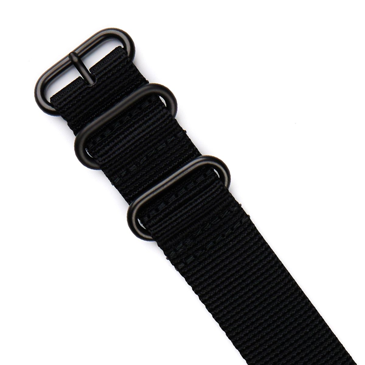 베르투치(BERTUCCI) B-TYPE 헤비듀티 나일론 나토밴드 22mm 트리플 블랙