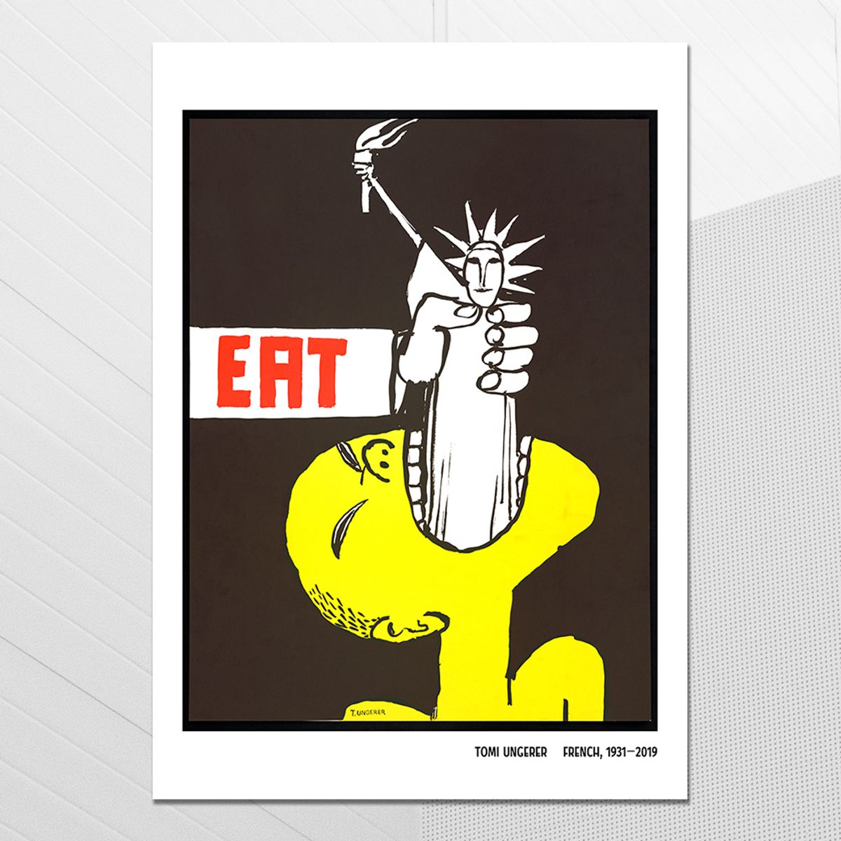 아트밀(ARTMILL) 빈티지 미드센추리  팝아트 포스터 액자 37종 - P29 Eat