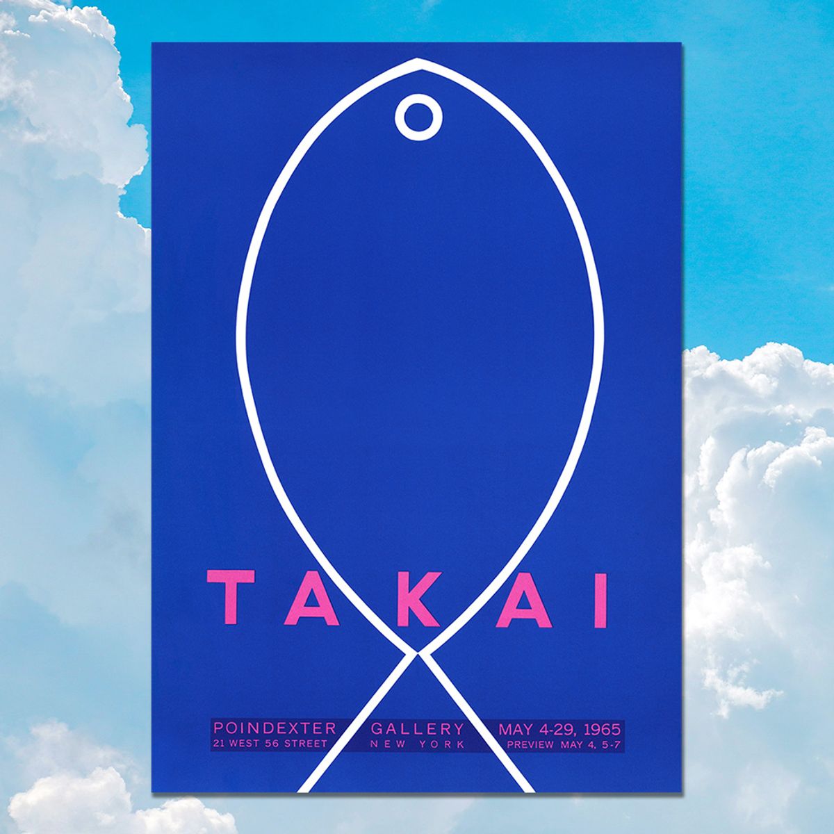 아트밀(ARTMILL) 빈티지 미드센추리  팝아트 포스터 액자 37종 - P16 Takai(1965)