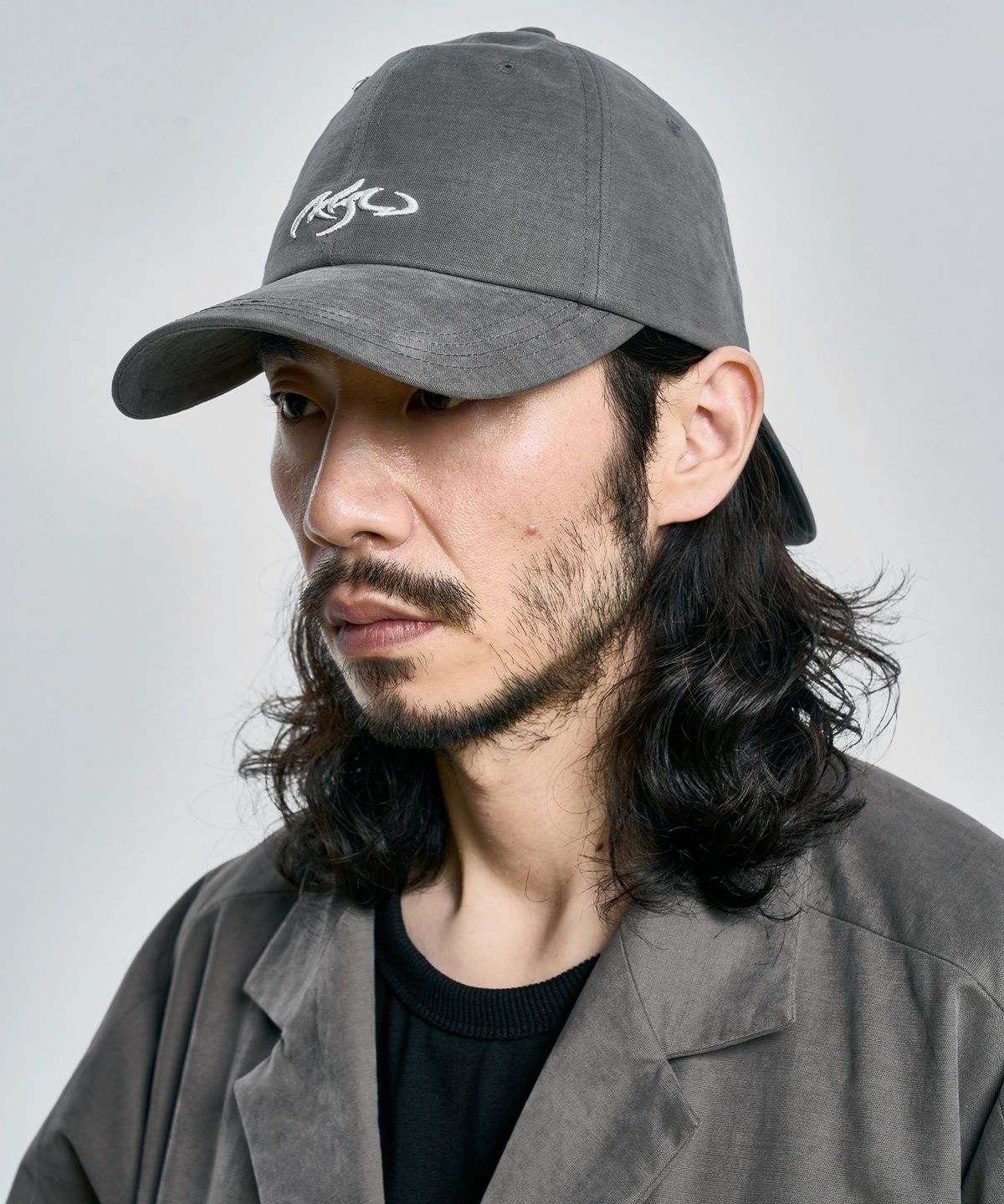 아조바이아조(AJOBYAJO) Double-Brim Cap [GREY]