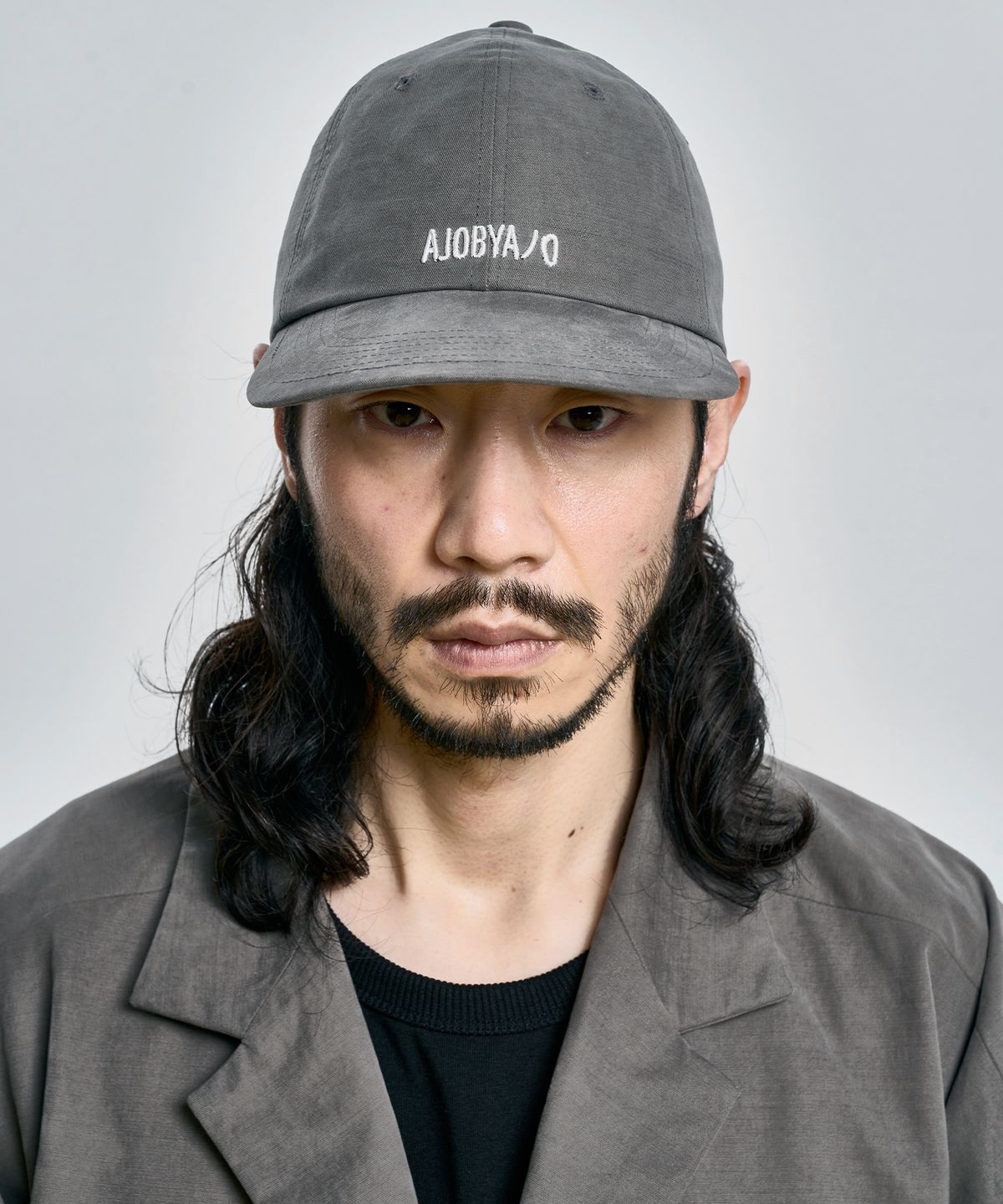 아조바이아조(AJOBYAJO) Double-Brim Cap [GREY]