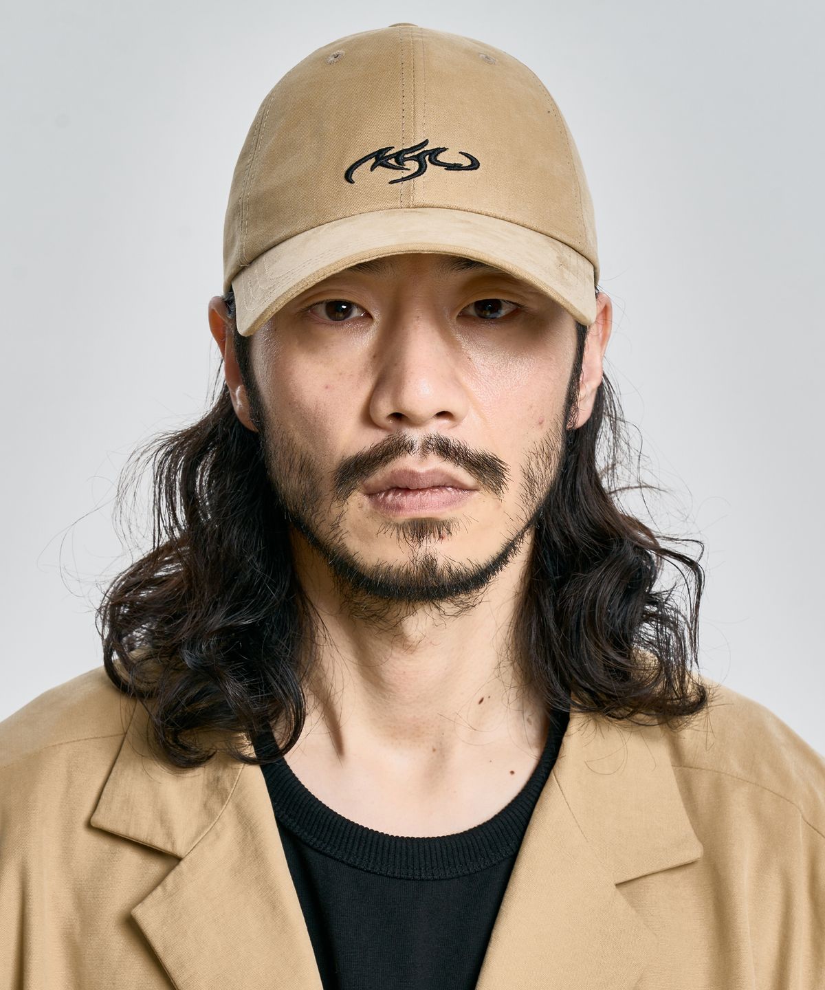 아조바이아조(AJOBYAJO) Double-Brim Cap [BEIGE]