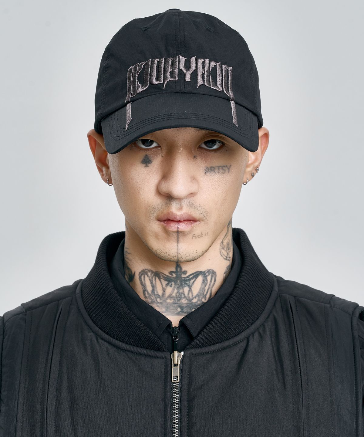 아조바이아조(AJOBYAJO) Arch Logo Nylon Cap [BLACK]
