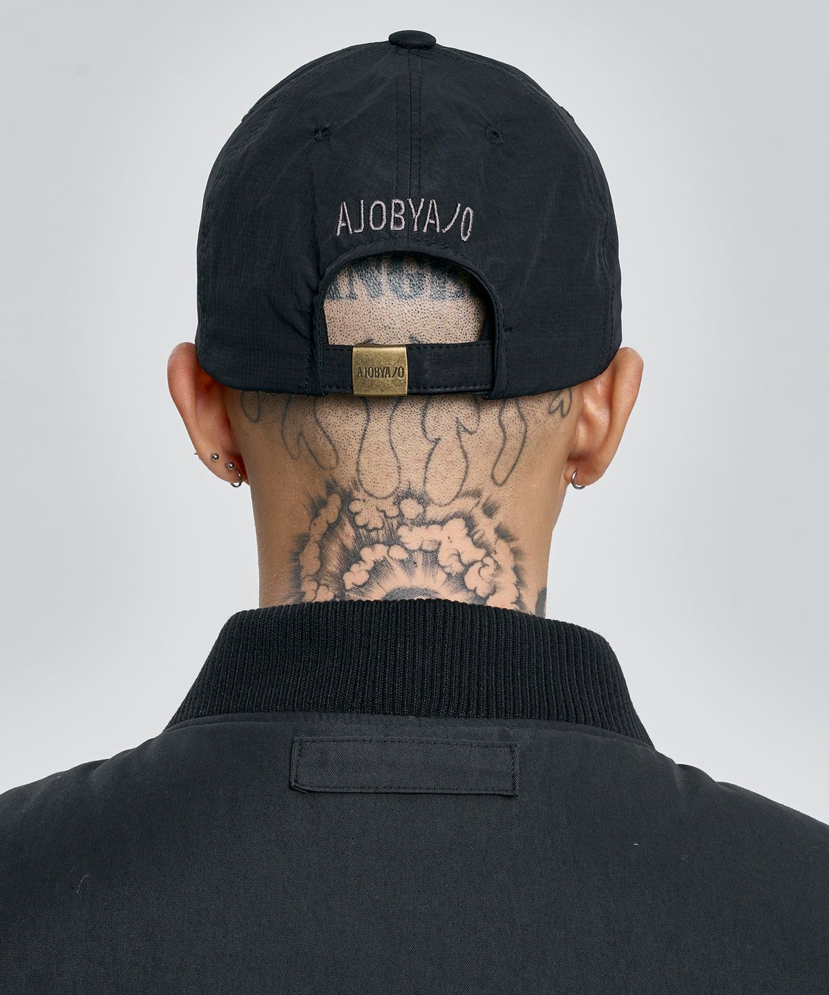 아조바이아조(AJOBYAJO) Arch Logo Nylon Cap [BLACK]