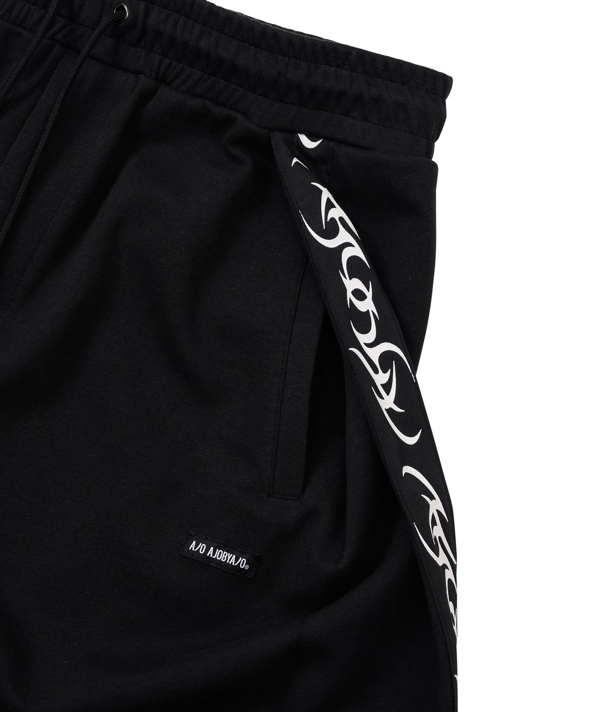 아조바이아조(AJOBYAJO) One Tuck Track Pants [BLACK]
