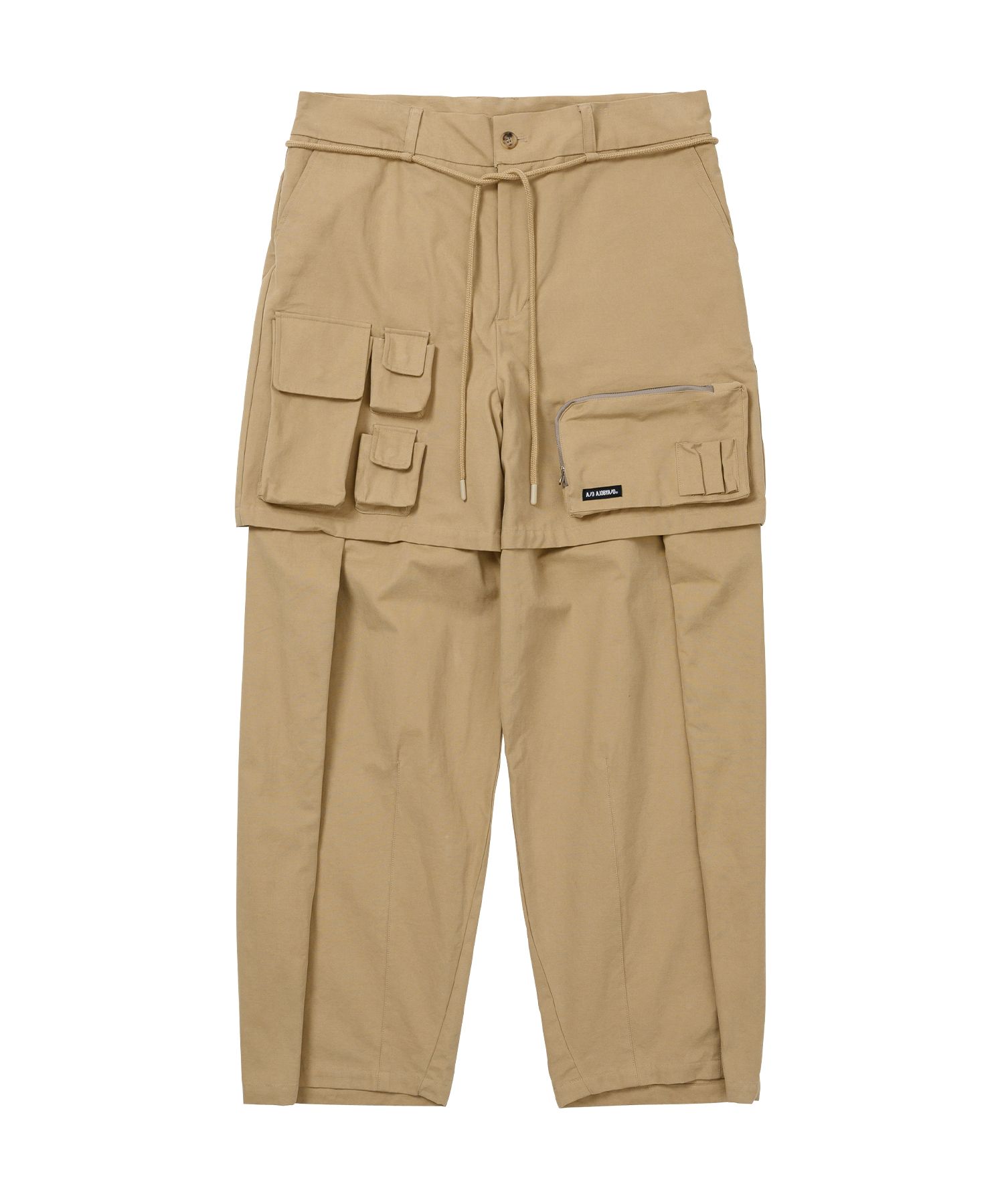 【AJO AJOBYAJO】24FW★ Pocket Layered Oversized Cotton Pants MUSINSA | AJOBYAJO Pocket Layered Oversized Cotton Pants [BEIGE]
