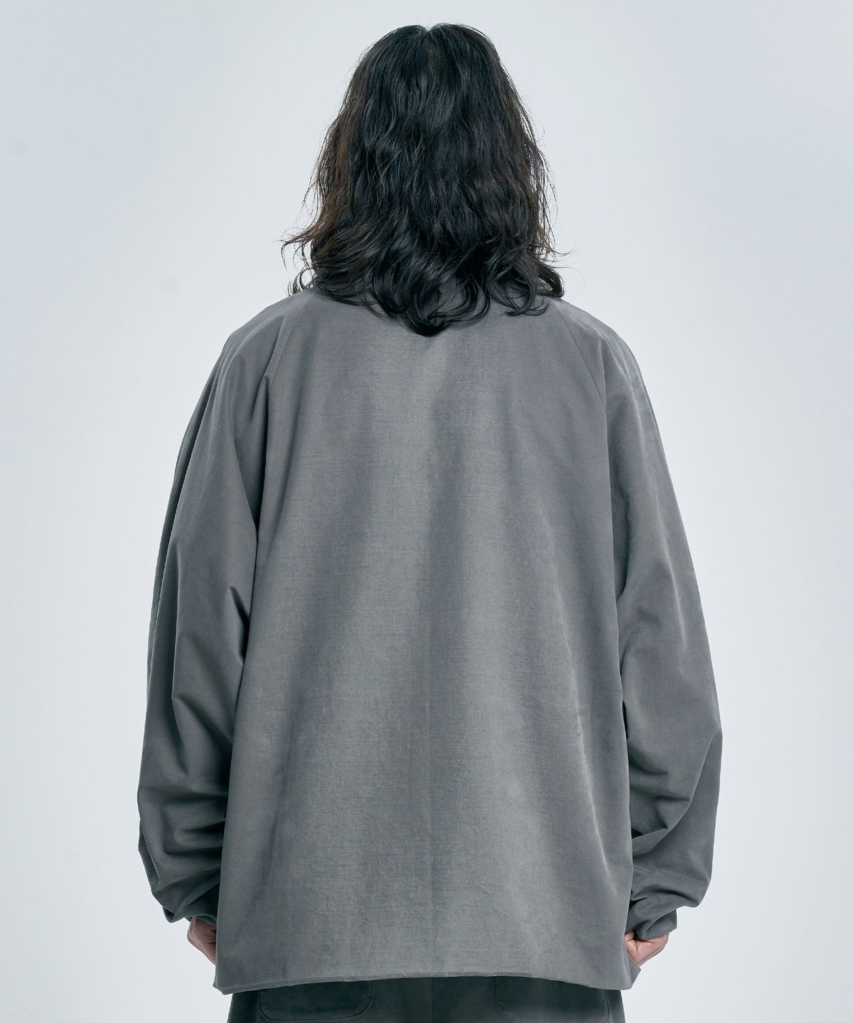 아조바이아조(AJOBYAJO) Multi Pocket Batwing Jacket [GREY]