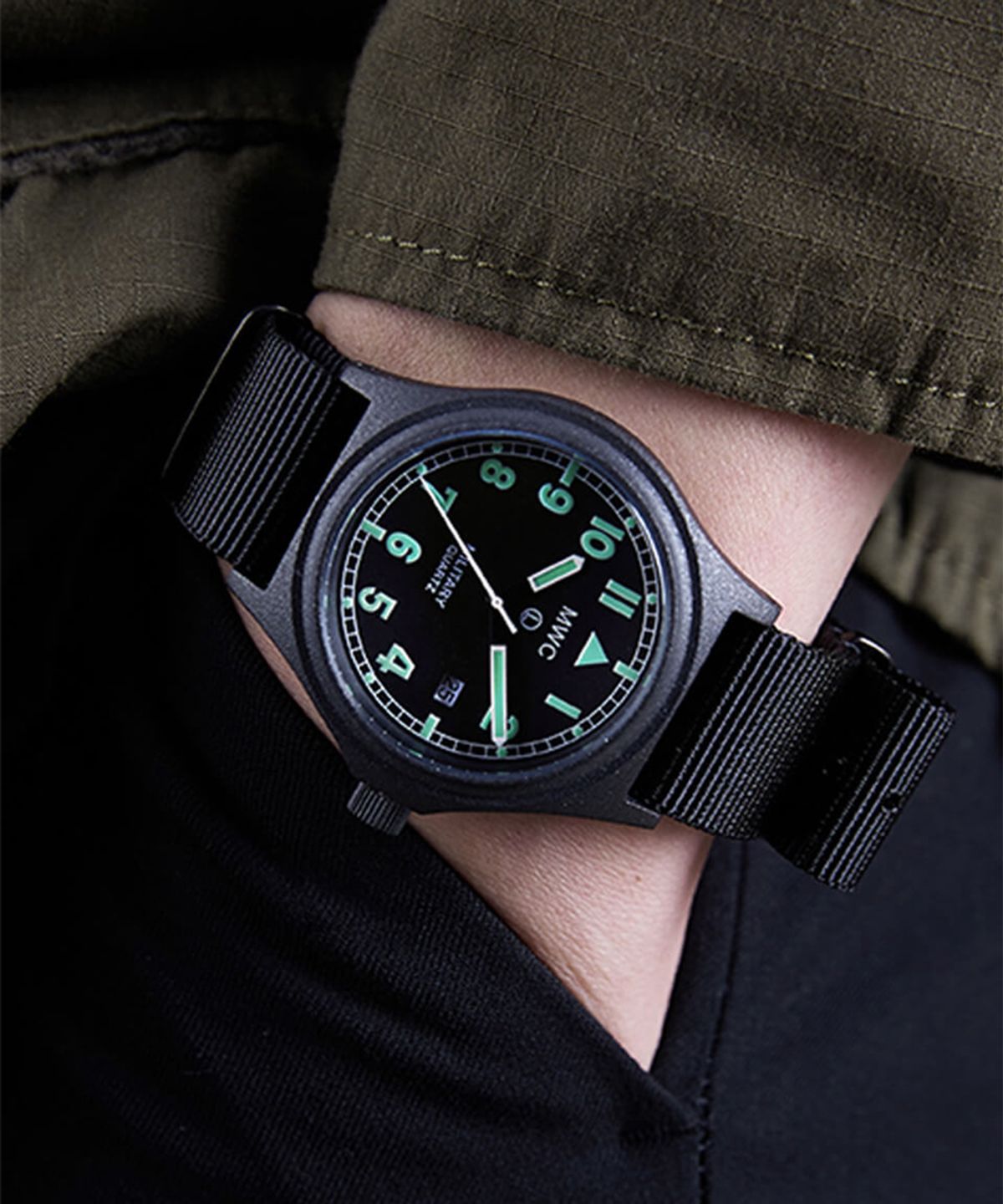 엠더블유씨 시계(MWC WATCH) G10 배터리해치 PVD - 건메탈X블랙