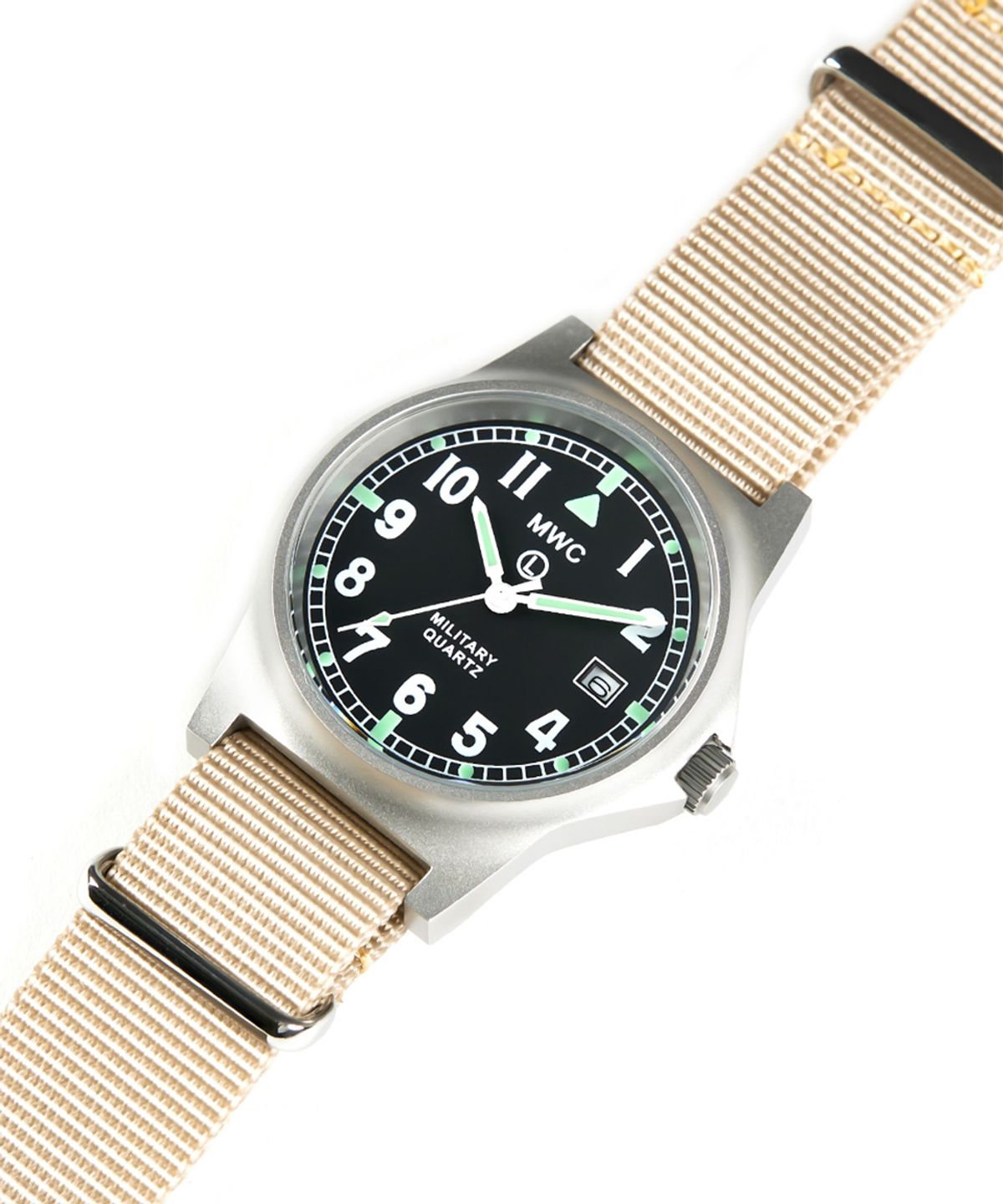 엠더블유씨 시계(MWC WATCH) G10 데이저스트 - 실버X데저트