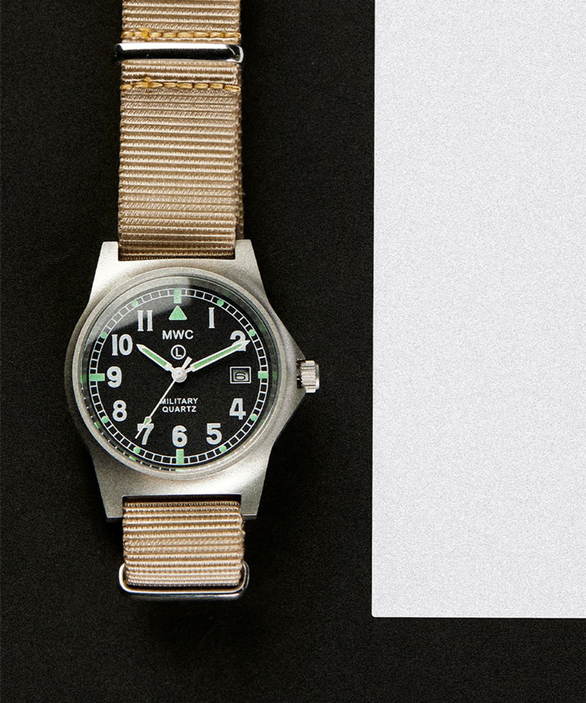 엠더블유씨 시계(MWC WATCH) G10 데이저스트 - 실버X데저트