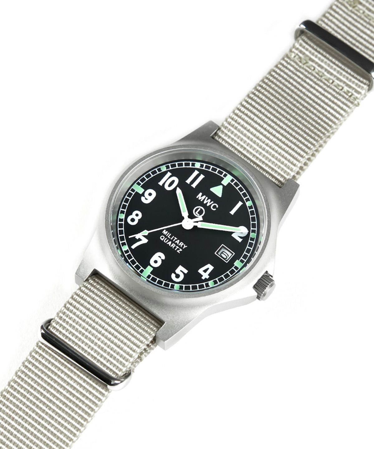 엠더블유씨 시계(MWC WATCH) G10 데이저스트 - 실버X그레이