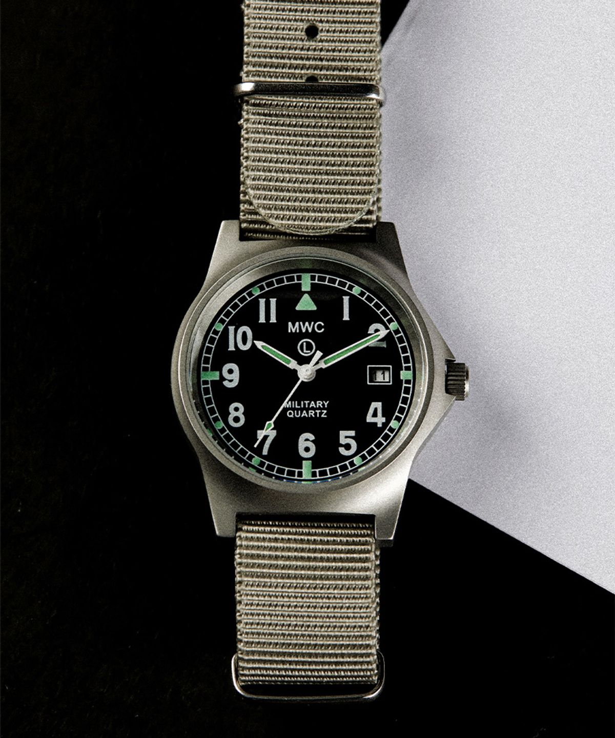 엠더블유씨 시계(MWC WATCH) G10 데이저스트 - 실버X그레이