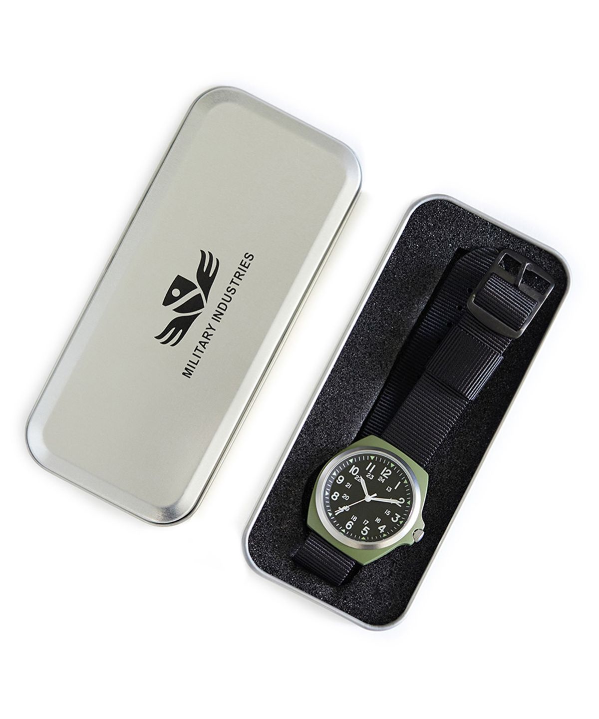 엠더블유씨 시계(MWC WATCH) 이라크전 미군시계 올리브X블랙