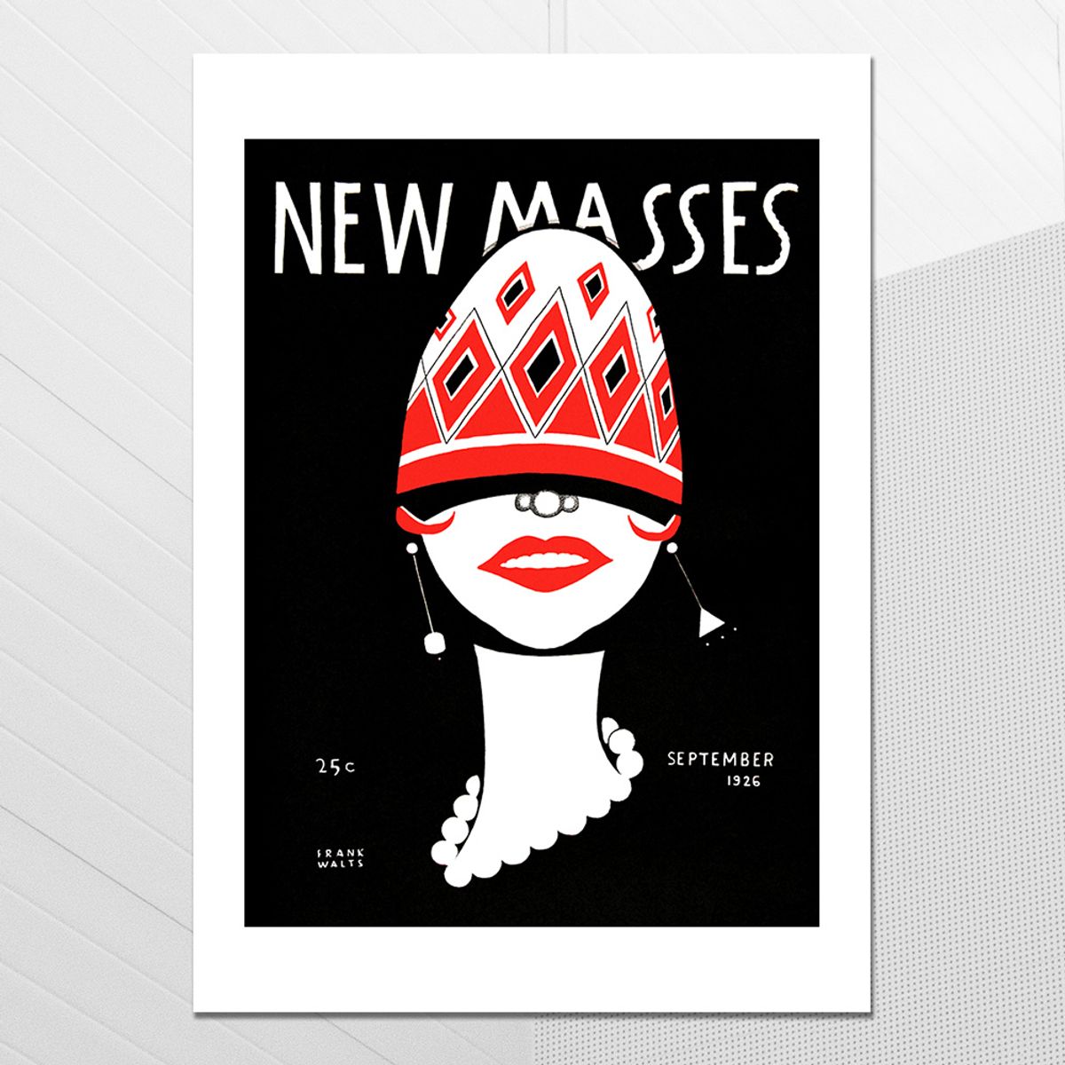 아트밀(ARTMILL) 빈티지 미드센추리  팝아트 포스터 액자 37종 - P08 New Masses(1926)