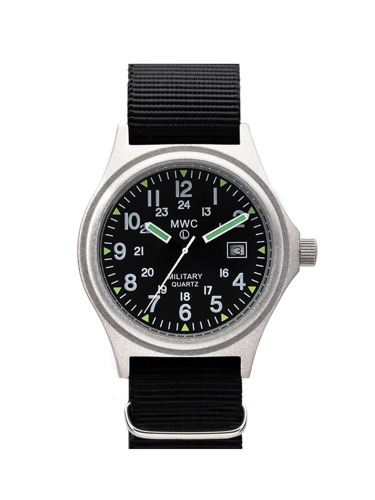 엠더블유씨 시계(MWC WATCH) G10 배터리해치 24H - 실버X블랙